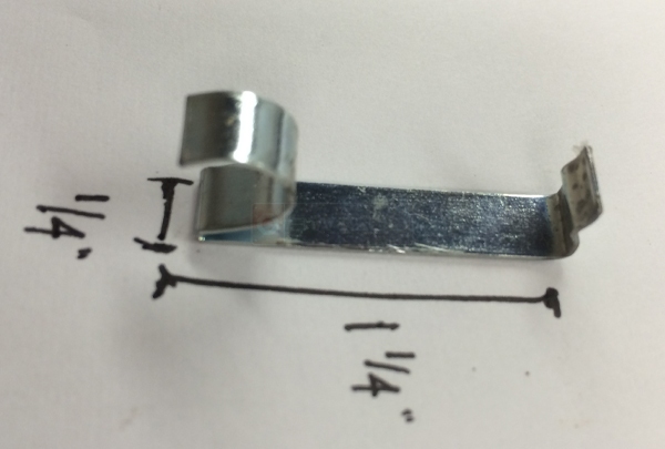 User submitted a photo of a take out clip.