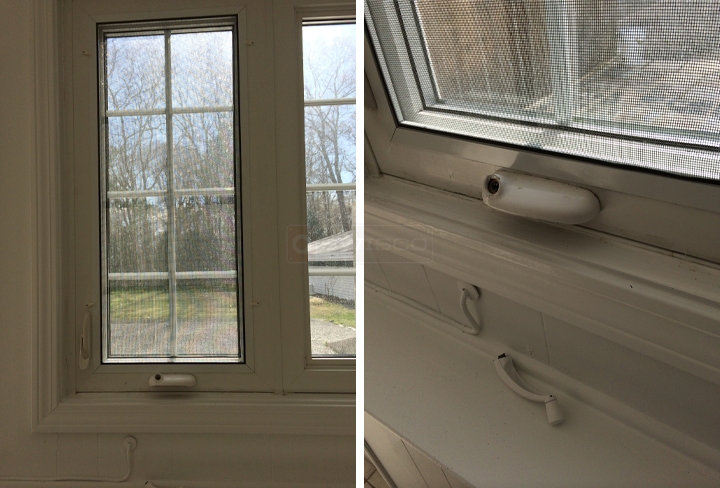 User submitted photos of window hardware.
