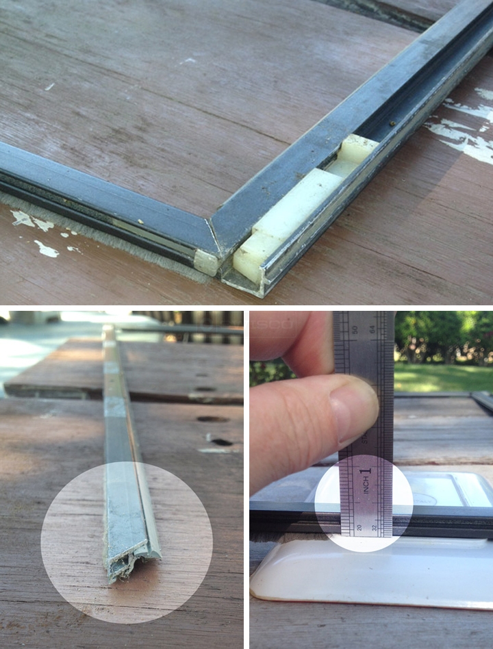 User submitted photos of window hardware.