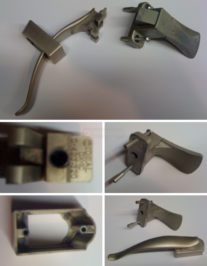 User submitted photos of a door handle set.