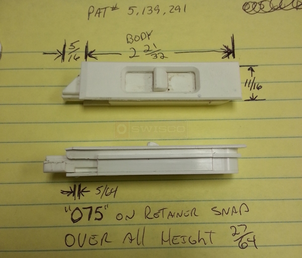 User submitted a photo of tilt latches.