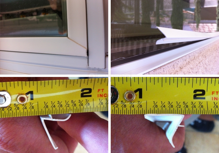 User submitted photos of snap in glazing.