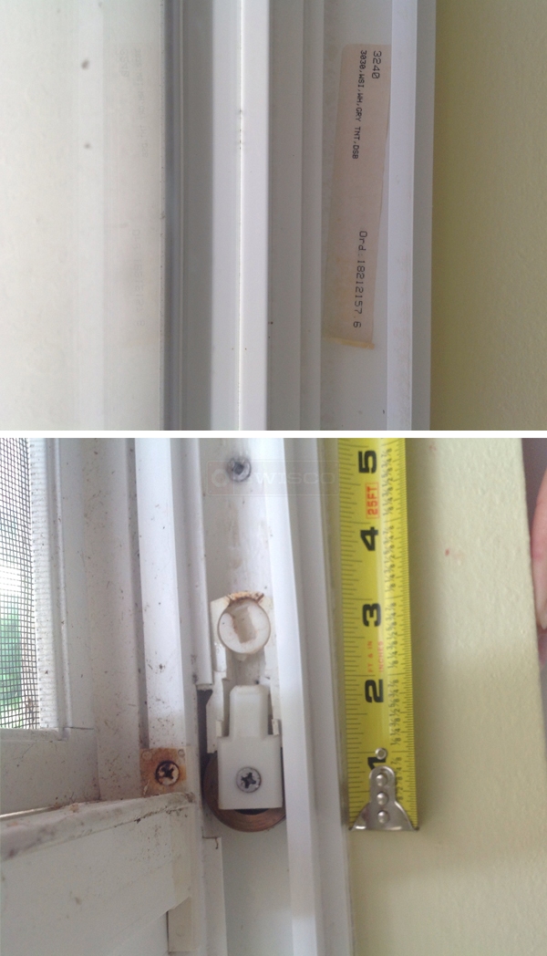 User submitted photos of a window balance.