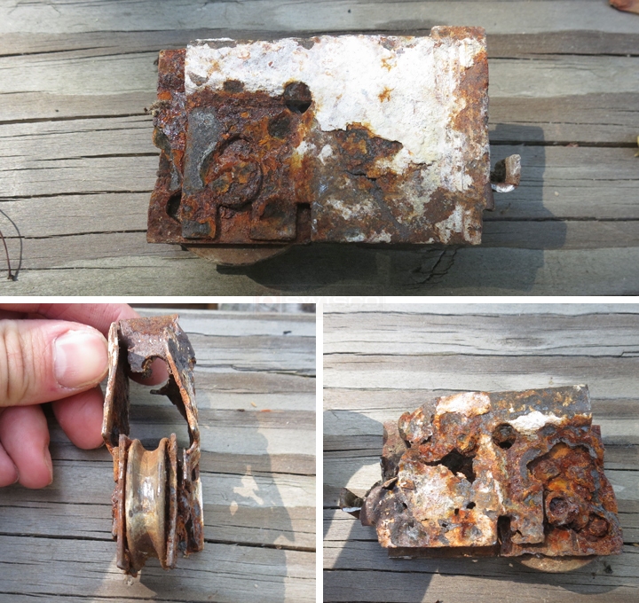 User submitted photos of a patio door roller.