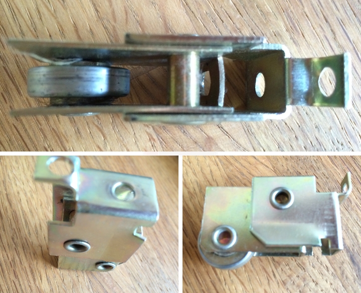 User submitted photos of a patio door roller.