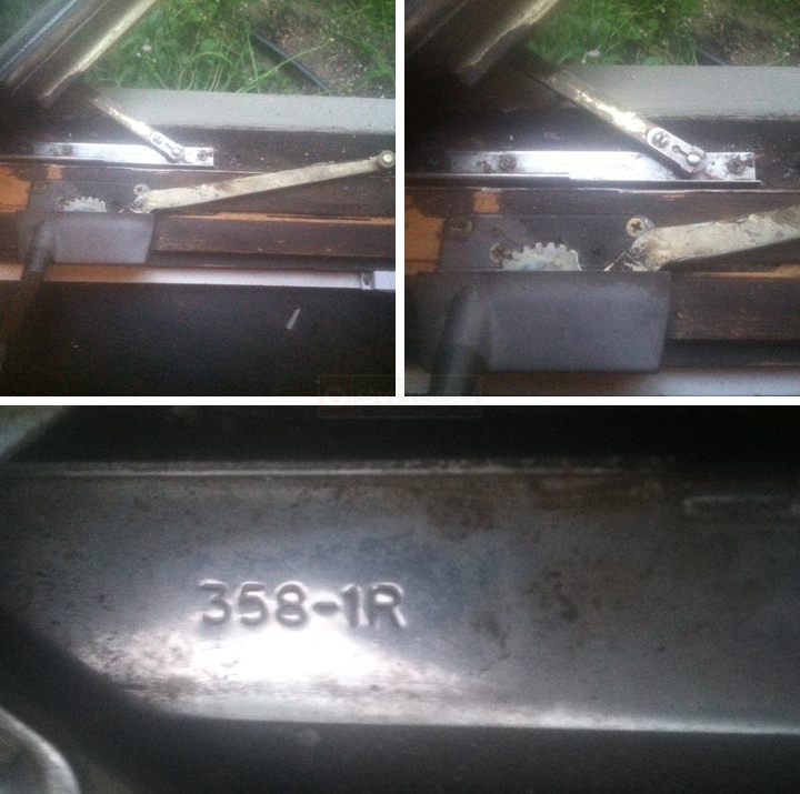 User submitted photos of window hardware.