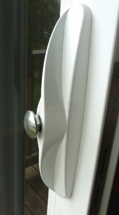 User submitted a photo of a patio door handle.