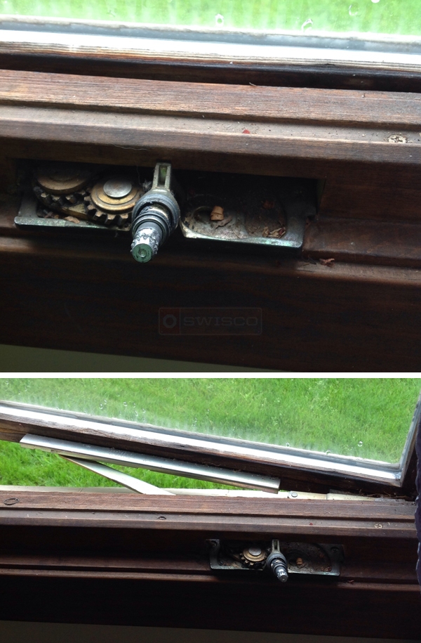User submitted photos of a window operator.