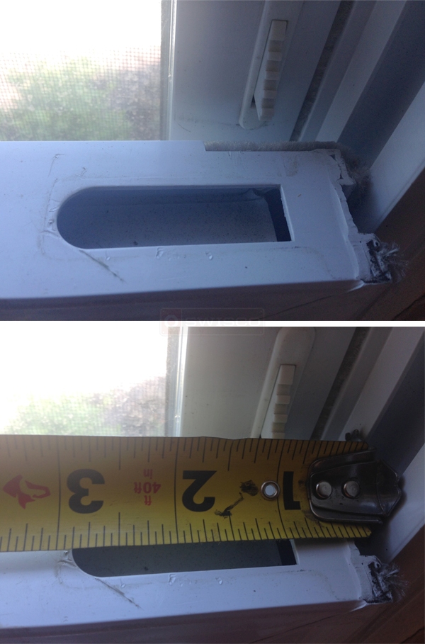User submitted photos of a tilt latch.