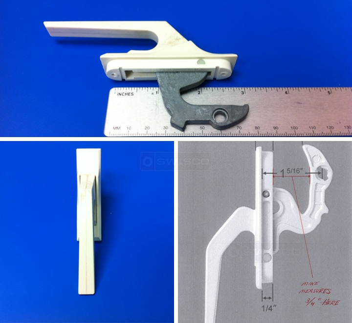 User submitted photos of a window lock.