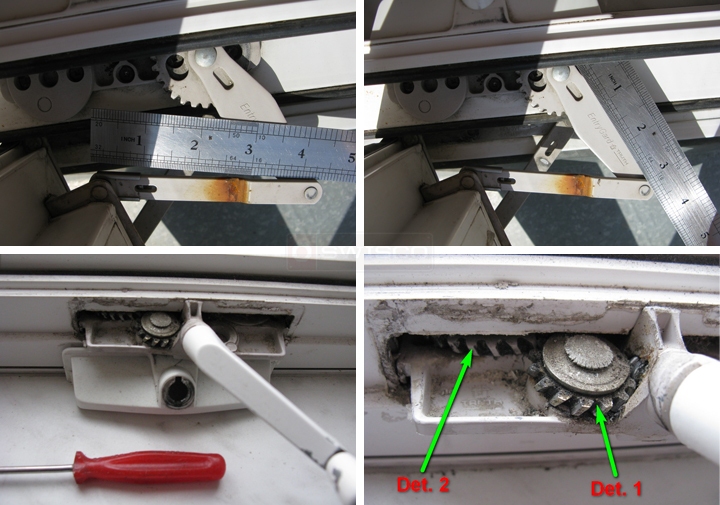 User submitted photos of a window operator.