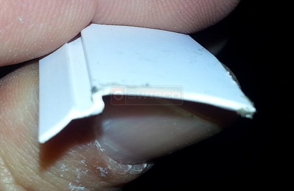 User submitted a photo of snap in glazing.