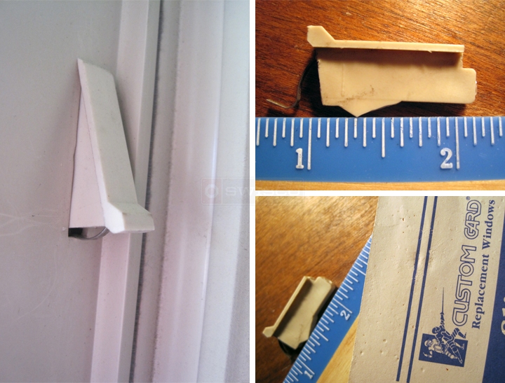 User submitted photos of a window vent lock.