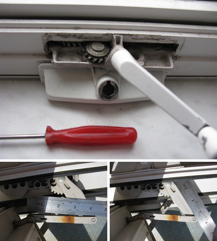 User submitted photos of a window operator.