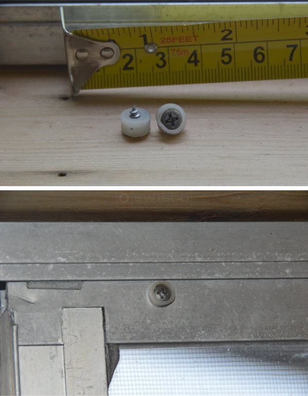 User submitted photos of window hardware.