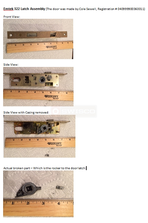 User submitted photos of a mortise lock.