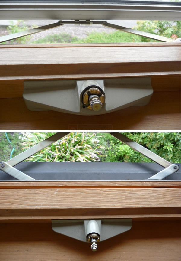User submitted photos of a window operator.