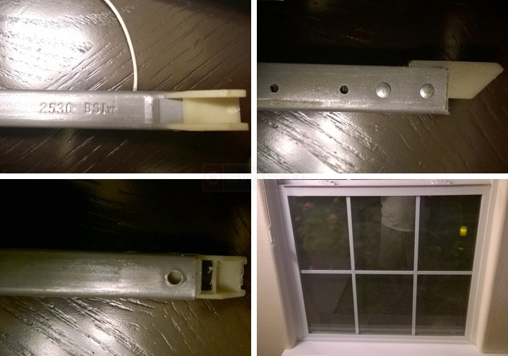 User submitted photos of a window balance.