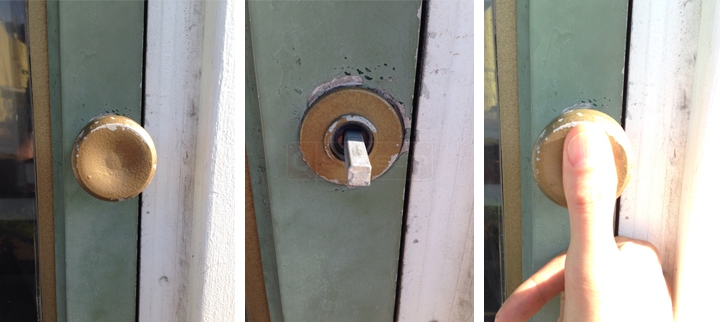 User submitted photos of a door knob.