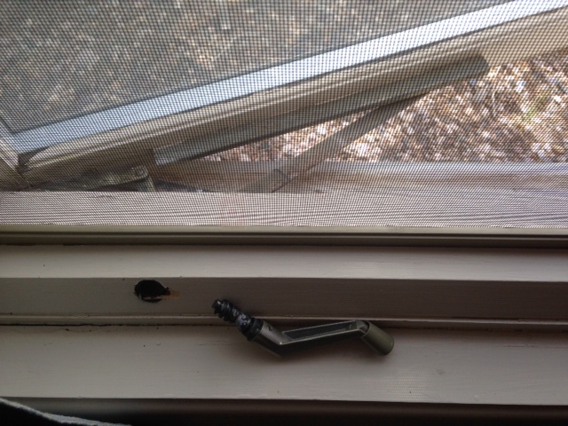 User submitted a photo of a window operator.