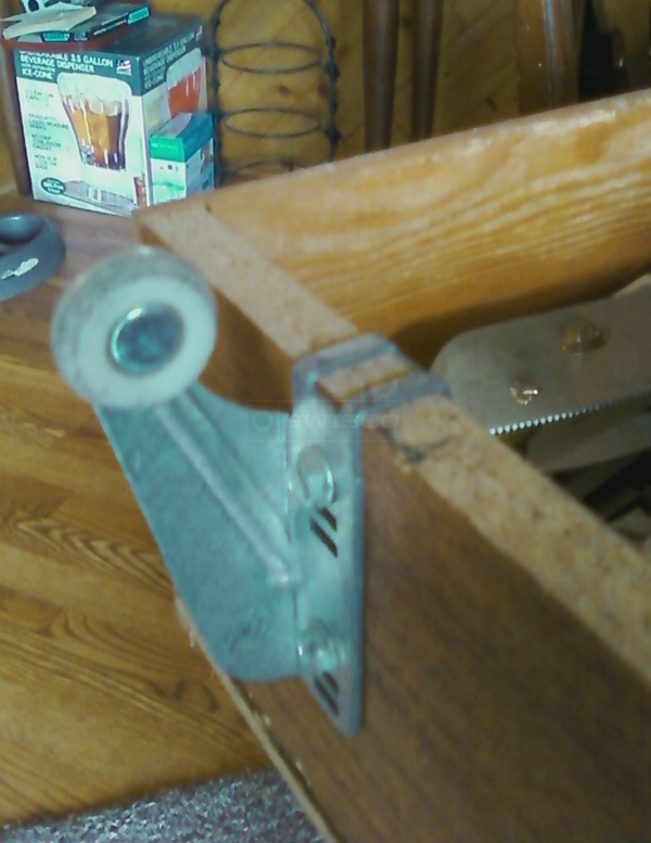 User submitted a photo of a drawer roller.