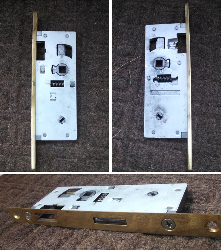 User submitted photos of a mortise lock.