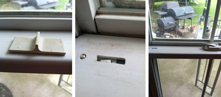 User submitted photos of a tilt latch.