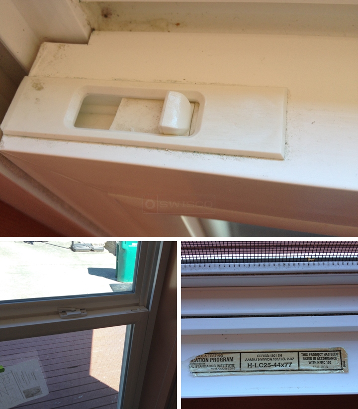 User submitted photos of a tilt latch.