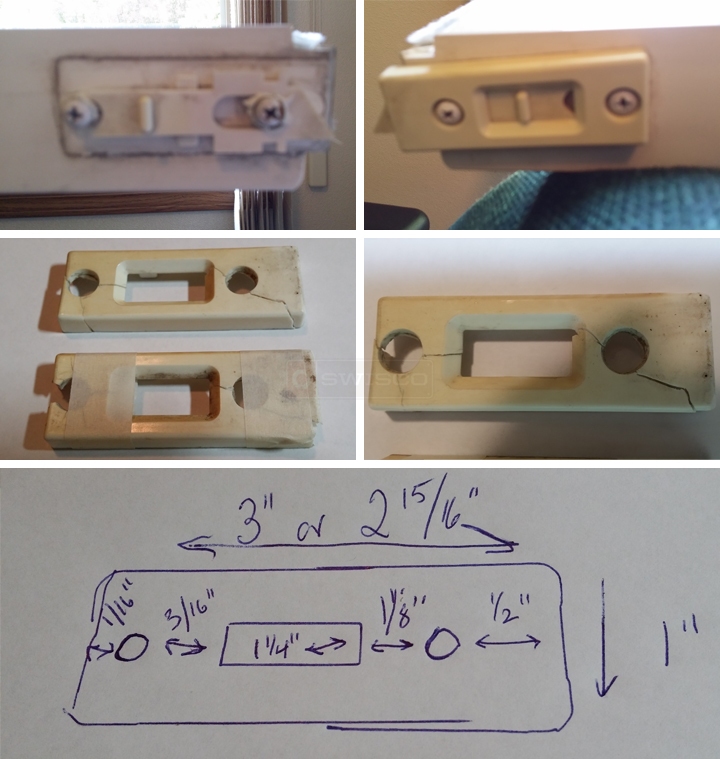 User submitted photos of a tilt latch.