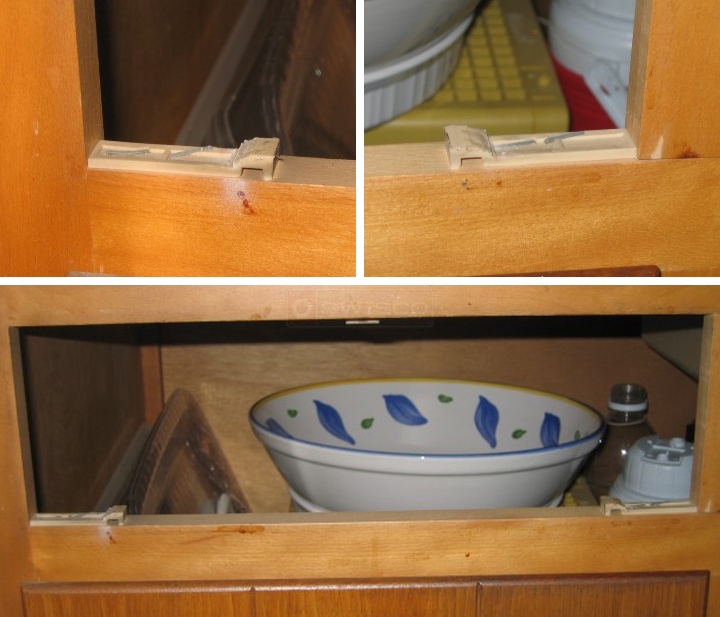 User submitted photos of drawer hardware.