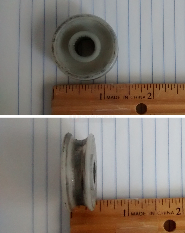 User submitted photos of a patio door roller.