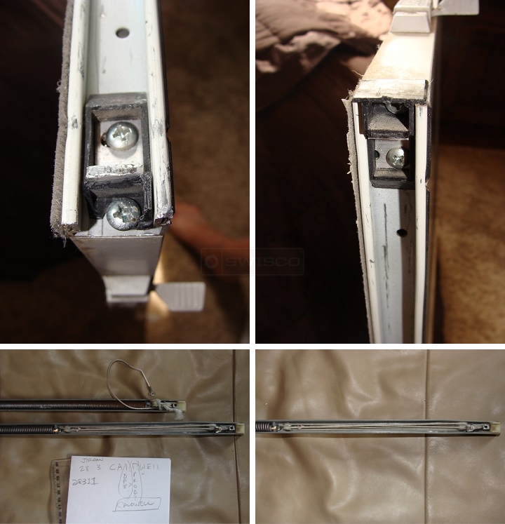 User submitted photos of a top sash guide.