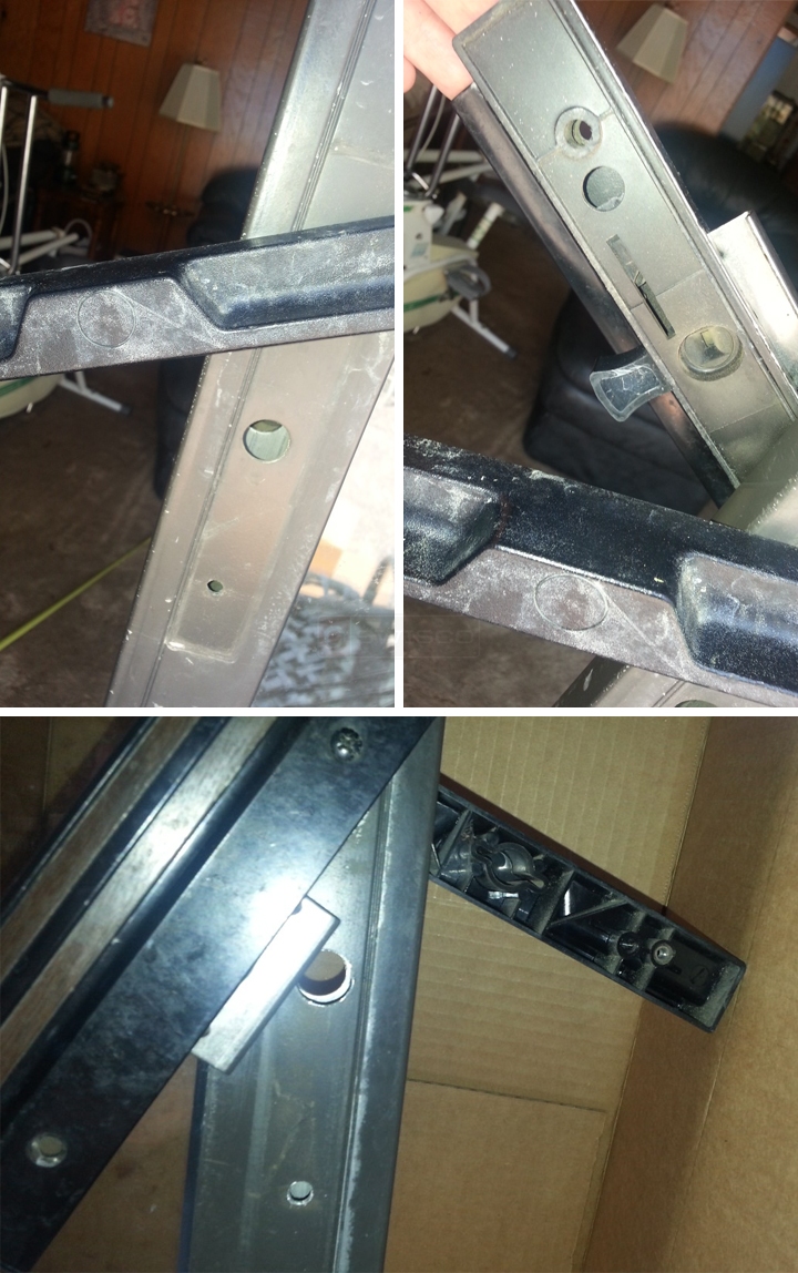 User submitted photos of patio door hardware.