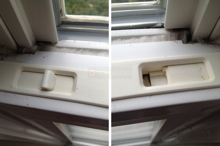 User submitted photos of a tilt latch.