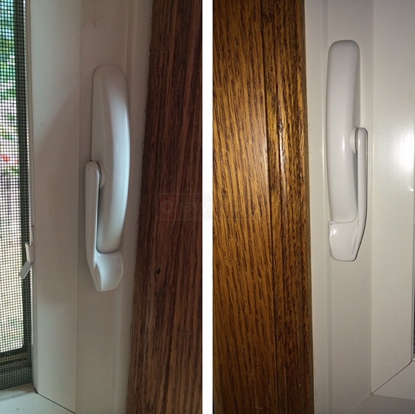 User submitted photos of a window lock.