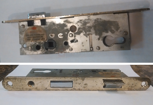 User submitted photos of a mortise lock.