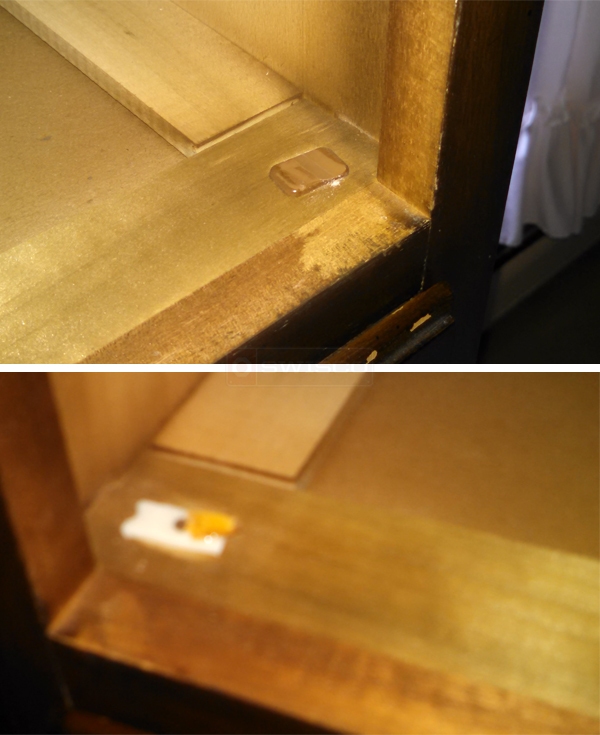 User submitted photos of drawer hardware.