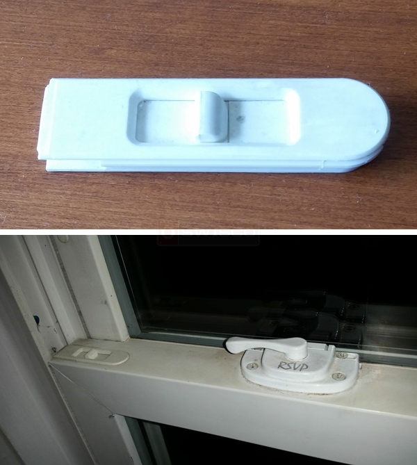 User submitted photos of a tilt latch.