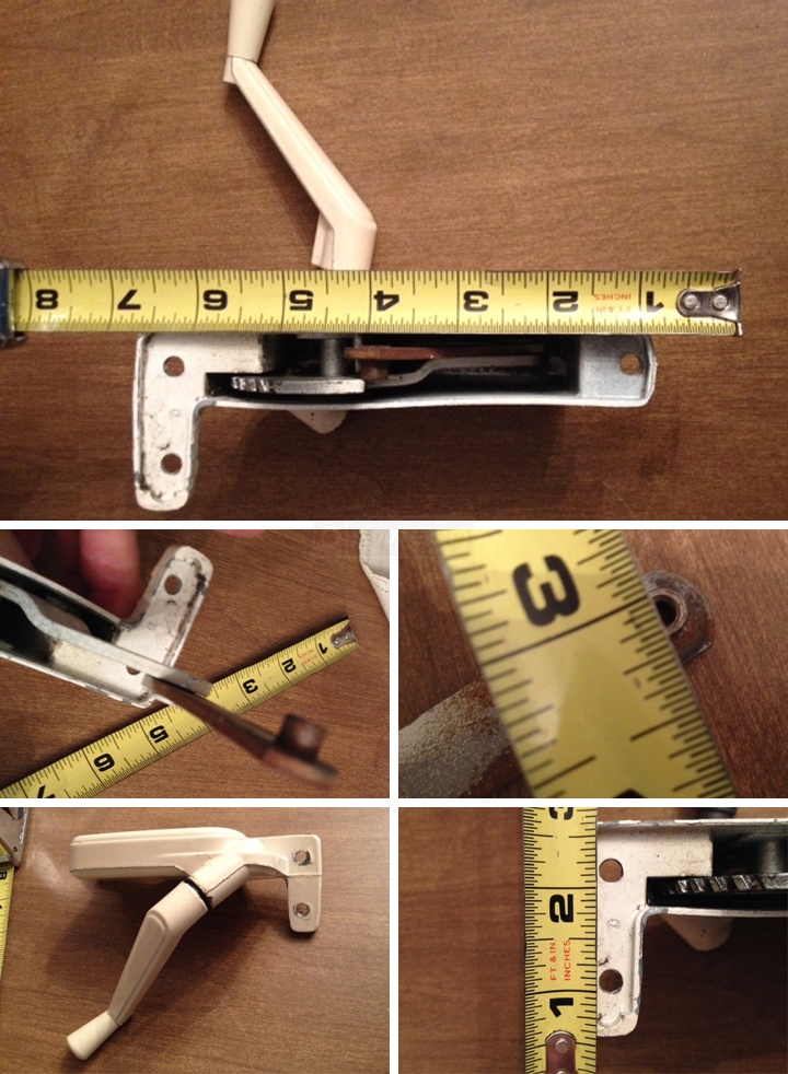 User submitted photos of a window operator.