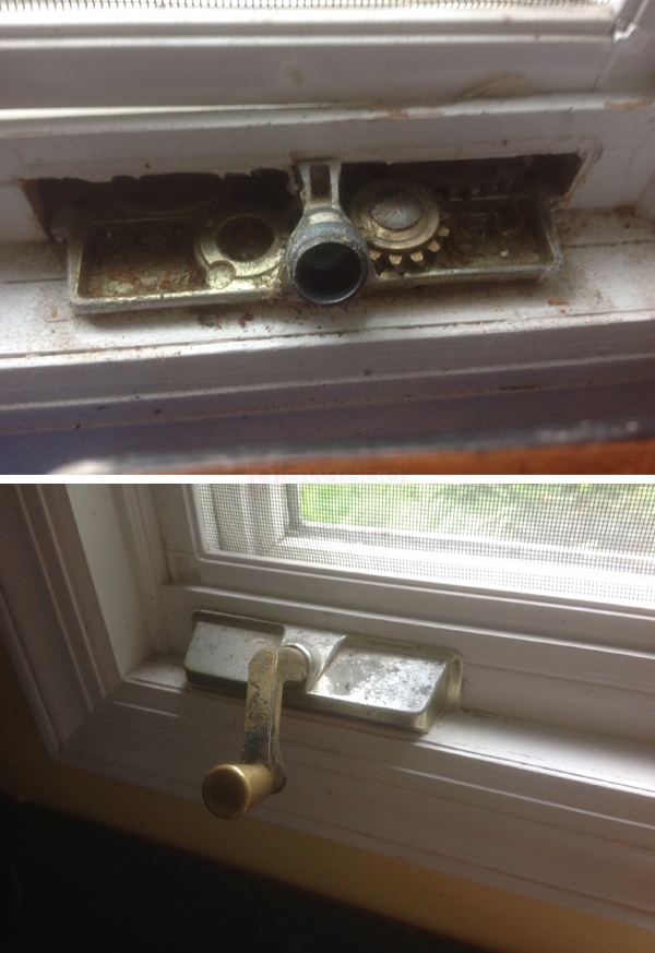 User submitted photos of a window operator.