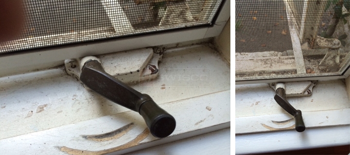 User submitted photos of a window operator.