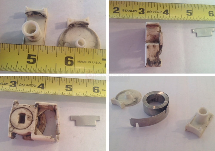 User submitted photos of a coil window balance.