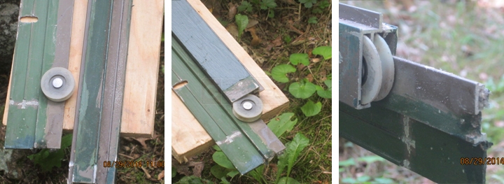 User submitted photos of a patio screen door roller.