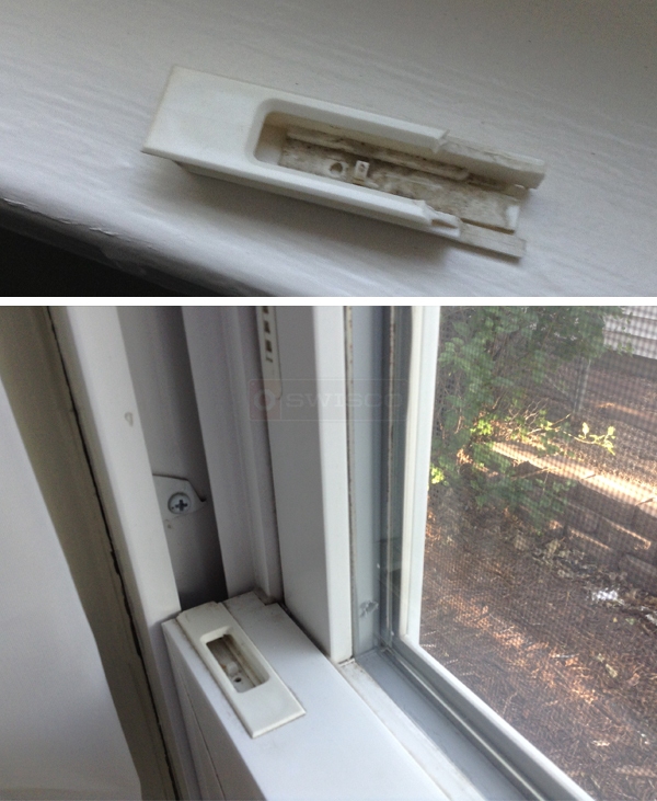 User submitted photos of a tilt latch.