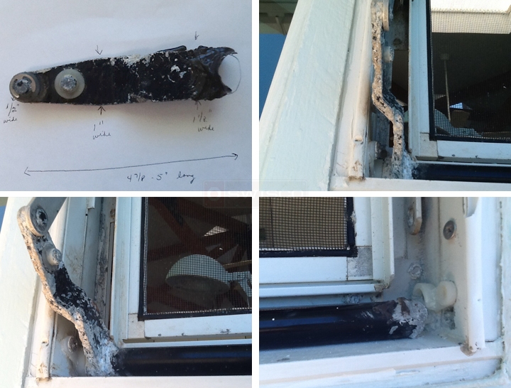 User submitted photos of an awning window operator.