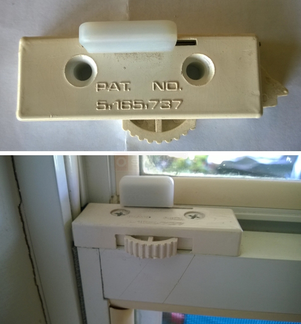 User submitted photos of a tilt latch.