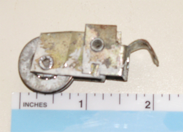 User submitted a photo of a patio door roller.