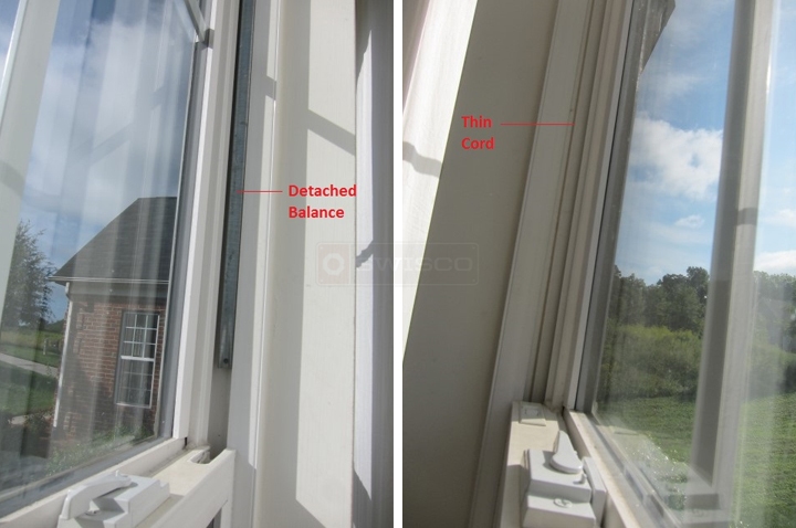 User submitted photos of a window balance.