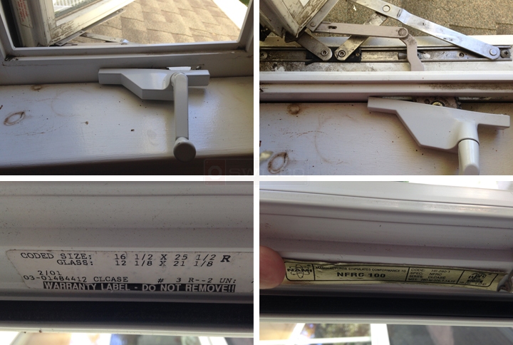 User submitted photos of a window operator.