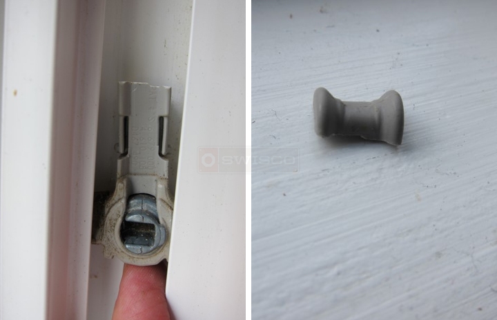 User submitted photos of window hardware.